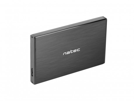 Externí box pro HDD 2,5 USB 3.0 Natec Rhino Go, černý, hliníkové tělo