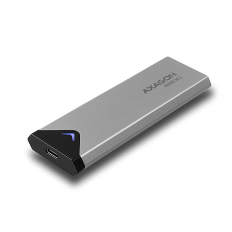 Externí box AXAGON EEM2-UG2 USB-C 3.2 Gen 2 - M.2 NVMe SSD kovový - délka 42 až 80 mm