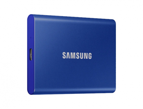 SSD disk Samsung T7 1TB, USB C 3.2 Gen2, externí, modrý