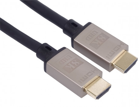 Kabel Ultra High Speed HDMI 2.1 8K@60Hz, 4K@120Hz kovové pozlacené konektory,2 m