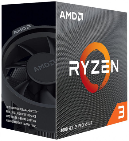 Procesor AMD Ryzen 3 4100 / Ryzen / AM4 / 4C/8T / max. 4,0GHz / 4MB / 65W TDP / BOX s chladičem