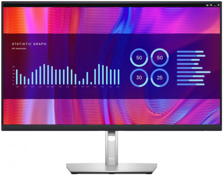 Monitor Dell P2723DE Professional 27 3H IPS QHD, 2560x1440, 1000:1, 5ms, USB-C, USB, DP/ HDMI, RJ45