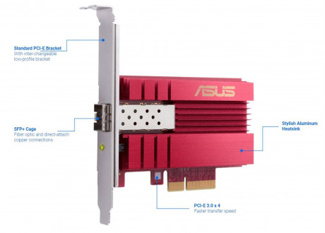 Síťová karta Asus XG-C100F Síťový adapter, SFP+