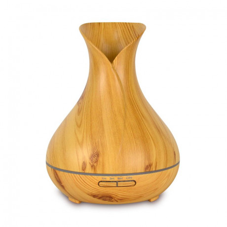 Aromacare Gantha, ultrazvukový aroma difuzér, světlé dřevo, 400 ml