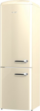 Gorenje ORK192C-L  Kombinovaná chladnička s mrazničkou dole, Retro, 227/95l, E, slonová kost L
