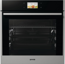 Gorenje BOP799S51X  Vestavná trouba, PYRO, TFT, MF16, černé sklo/nerez, A+