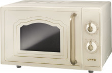 Gorenje MO4250CLI  Voľně stojící mikrovlnná trouba, Il Classico, 20l, slonová kost 