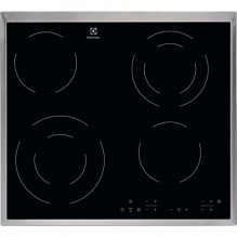 Electrolux EHF6342XOK Varná deska sklokeramická Radiant Hob 60 cm, Varné zóny 4, Černá 