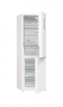 Gorenje NRK6192AW4 Kombinovaná chladnička s mrazničkou dole, 203/99 l, E, NF, Bílá 