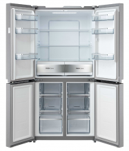 LORD C12 Americká lednička s mrazničkou, 327/142 l, E, NoFrost, Nerez 