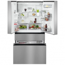 AEG RMB954E9VX Vícedveřová chladnička, E, TwinTech NoFrost, Stříbrná 