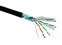 Kabel Solarix FTP Cat6 drát 500m venkovní  