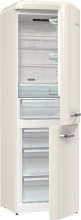 Gorenje ONRK619DC Kombinovaná chladnička s mrazničkou dole, 204/96 l, D, NF, Slonová kost 