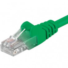 Patch kabel UTP Cat 6, 0,25m - zele...