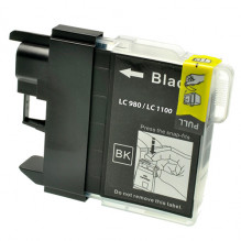 Inkoust LC980Bk/1100Bk kompatibilní černý pro Brother (17ml)  