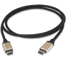 Kabel USB 3.1 konektor C/male - USB 3.1 konektor C/male ,0,5m hliníkové konektory  