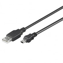 Kabel USB 2.0, A-B mini, 5pinů, 3m  