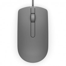 Myš Dell MS116 / myš/ optická/ 2 tlačítka + rolovací/ USB/ šedá  