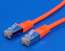 Patch kabel FTP Cat 6, 0,5m - červe...