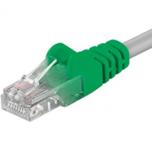 Patch kabel UTP Cat 5e, 2m - šedý -...