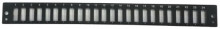 Panel 24xSC duplex pro 19' Optická vana černá  