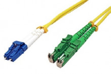 Patch kabel optický duplex LC/UPC-E2000/APC 09/125 2m SM, LSOH  