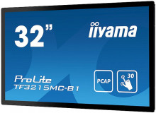 Dotykový monitor IIYAMA ProLite TF3215MC-B1, 31,5" kioskový LED, PCAP, USB, VGA/HDMI, lesklý, bez rá 