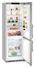 LIEBHERR CNEF 5735 Kombinovaná chladnička s mrazničkou dole, 298/112 l, D, NF, Nerez 