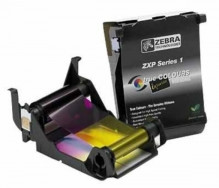 Páska Zebra ZXP1 YMCKO, barevná barvící páska  
