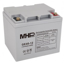 Baterie MHPower GE40-12 GEL, 12V/40Ah, T1-M6, Deep Cycle  