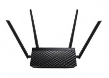 WiFi router Asus RT-AC1200 v.2 AP/router, 4x LAN, 1x WAN, 300Mbps 2,4/ 867Mbps 5GHz  