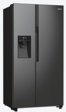 Gorenje NRR9185ESBXL Řada G800 Volně stojící chladničky Side by Side, 178.6 x 91.5 x 69.8 cm, Černá 