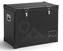 INDEL B TB100 STEEL BLACK OFF kompresorová autochladnička, 97L, 12/24V 
