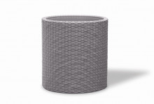 Květináč Keter Cylinder M Silver Grey  