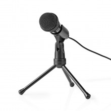 Mikrofon Nedis stolní, kabelový, pro notebook, tablet a smartphone  