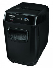 Skartovač Fellowes AutoMax 200C, P-4, Cross cut 4×38mm, zásuvka 200 listů, 32l, CD+DVD, Credit Card, 