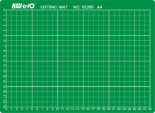 Řezací podložka KW-triO A4 9Z200 pro řezání odlamovacím nebo rotačním nožem, zelená  