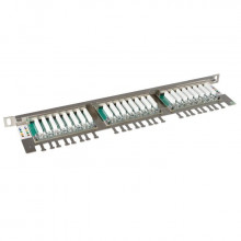 Patch panel Solarix STP cat.5e 24p....