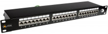 Patch panel Solarix SX24-6-STP-BK S...