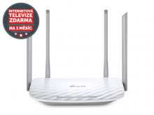 WiFi router TP-Link Archer C50 AC1200, AP/router, 4x LAN, 1x WAN / 300Mbps 2,4/ 867Mbps 5GHz  