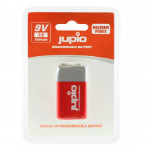 Baterie Jupio 9V 250mAh 1ks, dobíje...