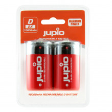 Baterie Jupio D 10000mAh (velké monočlánky) 2ks, dobíjecí  