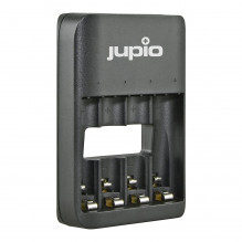 Nabíječka Jupio USB 4-slots Battery Charger LED pro 1 až 4ks AA/ AAA baterií  