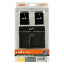 Set Jupio 2x EN-EL14(A) 1100mAh + USB duální nabíječka  