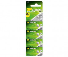 Baterie GP Alkaline Cell 192, (LR41A), knoflíková, 5ks  