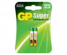 Baterie GP Super Alkaline 25A, (AAAA, LR61, LR8D425), 2ks  
