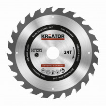 Pilový kotouč Kreator KRT020420 na dřevo 210mm, 24T  