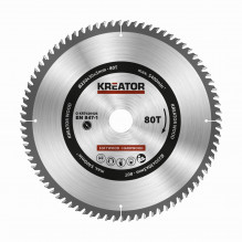 Pilový kotouč Kreator KRT020426 na dřevo 250mm, 80T  