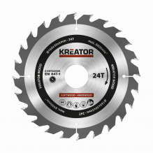 Pilový kotouč Kreator KRT020408 na dřevo 160mm, 24T  