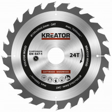 Pilový kotouč Kreator KRT020416 na dřevo 190mm, 24T  